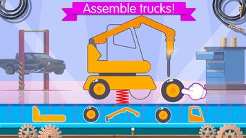 Kids Dinosaur Excavator Trucks screenshot 1