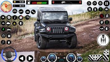 Offroad Car Driving Jeep Games Affiche