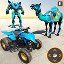 atv quad vélo fusillade: chameau robot Jeux APK