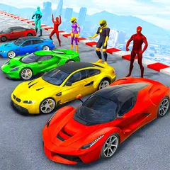 Superhero Game: Ramp Car Stunt XAPK download