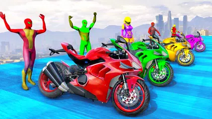 Superhero Game: Ramp Car Stunt XAPK download
