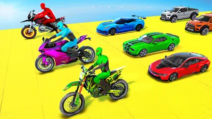 Superhero Game: Ramp Car Stunt XAPK download