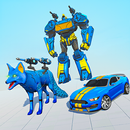 Angry Fox Robot Transform: Robot car games APK