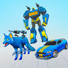 Icona Angry Fox Robot Transform: Robot car games