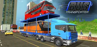 Vehicle Transporter Truck Driving: Bus Transport