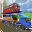 Vehicle Transporter Truck Driving: Bus Transport