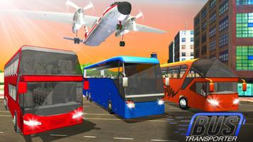 Vehicle Transporter Truck Driving: Bus Transport syot layar 2