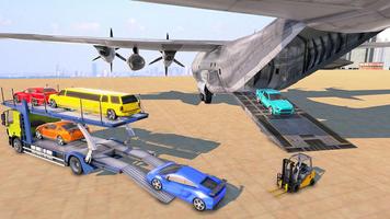 Car Transporter Truck Driver:Cargo Plane Simulator পোস্টার