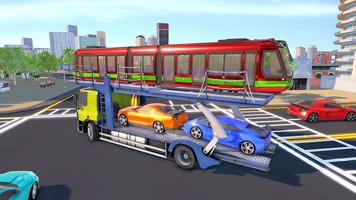 Car Transporter Truck Driver:Cargo Plane Simulator syot layar 2