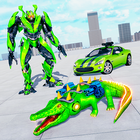 Crocodile Robot Car Simulator: War Robot Games アイコン