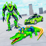 Crocodile Robot Car Simulator: War Robot Games Zeichen