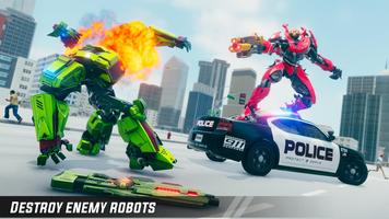 Crocodile Robot Car Simulator: War Robot Games Ekran Görüntüsü 2