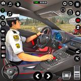 Crazy Car Driving: Taxi Games Zeichen