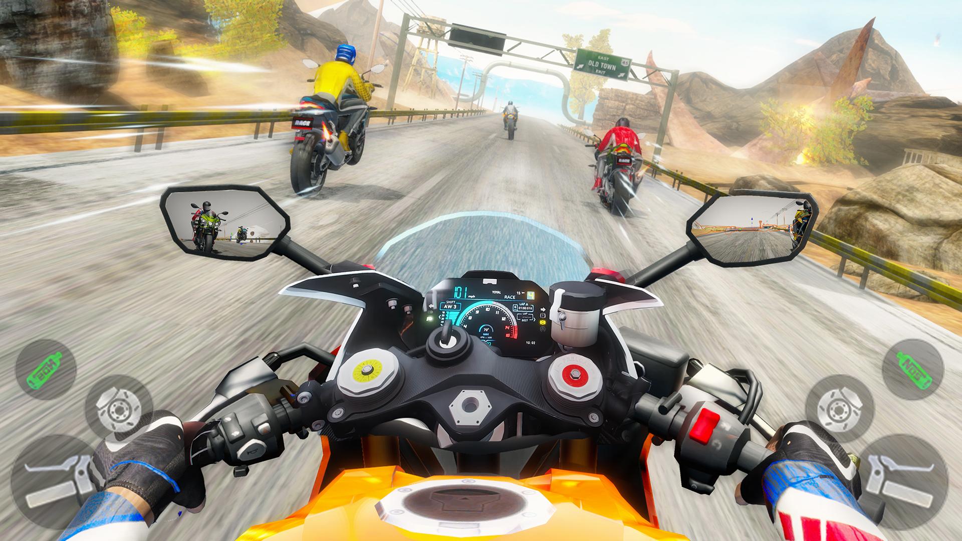 Juego de Motos - Moto Police Rider - Juegos de Carreras de Motos 