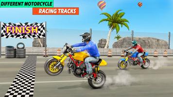Motobike stunts Racing Games تصوير الشاشة 3