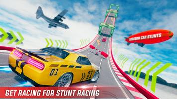 Mega Ramp Car Stunt Driving: Stunt Car Games Affiche