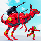 Kangaroo Robot Games: Animal Robot Car Transform آئیکن