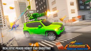 Kangaroo Robot Game: Prado Car Transforming Ekran Görüntüsü 1