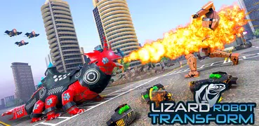 Lizard Robot Car Game: Dragon Robot Transform