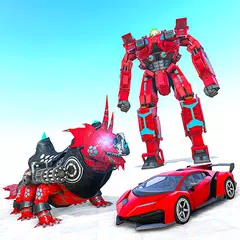 Lizard Robot Car Transform: Dragon Robot Games XAPK download