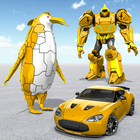 Penguin Robot Car War Game icône