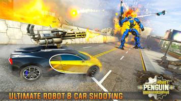 Penguin Robot Car War Game capture d'écran 1