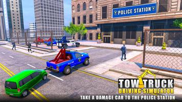 Police Tow Truck Emergency Rescue: Car Transporter 截图 3