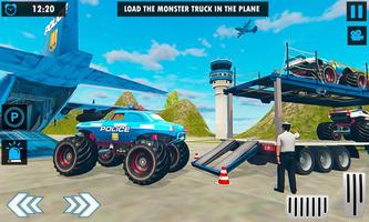 برنامه‌نما Real Police Monster Truck Cargo Ship Driving عکس از صفحه