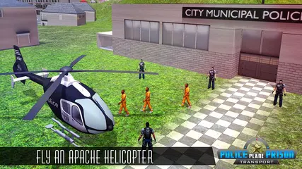 US Police Prisoner Plane Transporter Game APK download