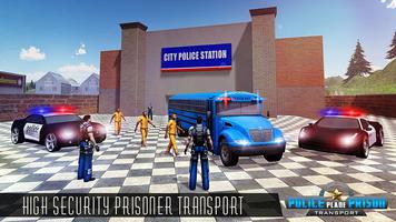 US Police Prisoner Plane Transporter Game poster