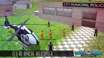 US Police Prisoner Plane Transporter Game syot layar 1