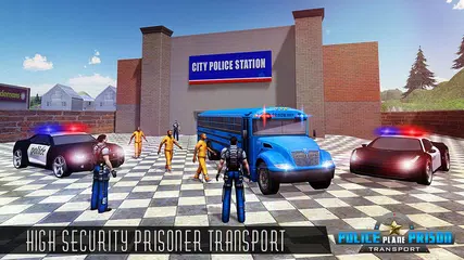 US Police Prisoner Plane Transporter Game APK download