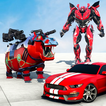 ”Hippo Robot Car Transform Battle-Rhino Robot Games