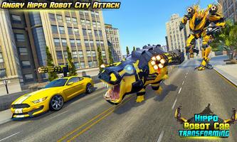 Real Hippo Robot Transform Simulator: Robot Attack ポスター