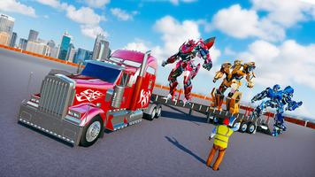 US Police Robot Truck Transformation: Robot Battle captura de pantalla 1