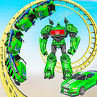 Roller Coaster Robot Car Games: Multi Robot Game icono