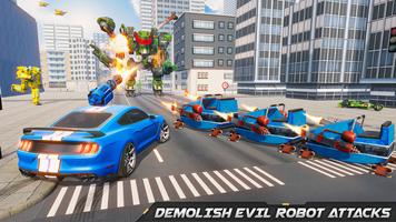 Roller Coaster Robot Car Games: Multi Robot Game Affiche