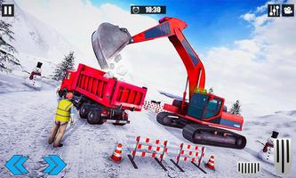 Real Snow Blower Truck Excavator Plow Games plakat