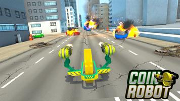 Coin Robot Car Transform: War Robot games captura de pantalla 1