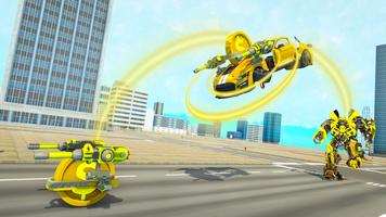 Coin Robot Car Transform: War Robot games captura de pantalla 2