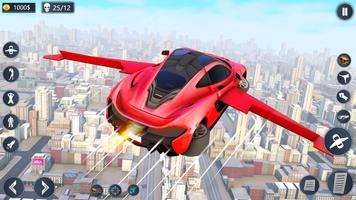 Flying Car Simulator Car Games syot layar 1