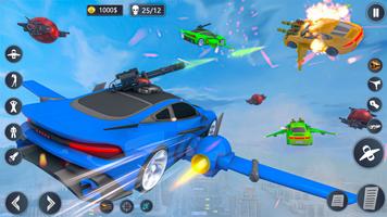 Flying Car Simulator Car Games capture d'écran 3