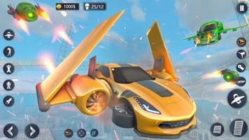 Flying Car Simulator Car Games ภาพหน้าจอ 2