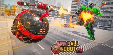 Robot Game, Red Ball Robot 3d