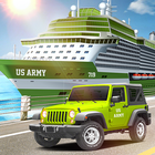 Transport Ship Simulator - US Army Car Game ไอคอน