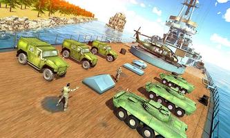 Transport Ship Simulator - US Army Car Game syot layar 2