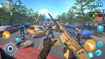 Zombie Hunter: Offline Shooting Game 3D captura de pantalla 1