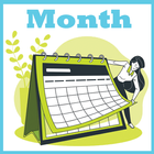 Months for kids 아이콘