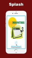 Months for kids 포스터