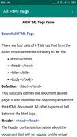 All Html Tags imagem de tela 1